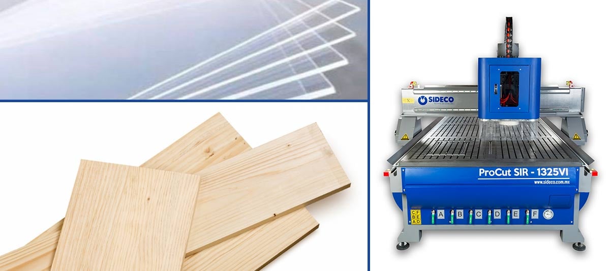 Todos los materiales que puedes cortar con un Router CNC